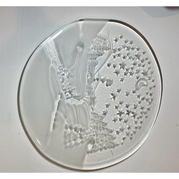 Studio Nova Winterland Cake Plate Christmas West Germany Granny Core 14” NIB - Picture 2 of 11